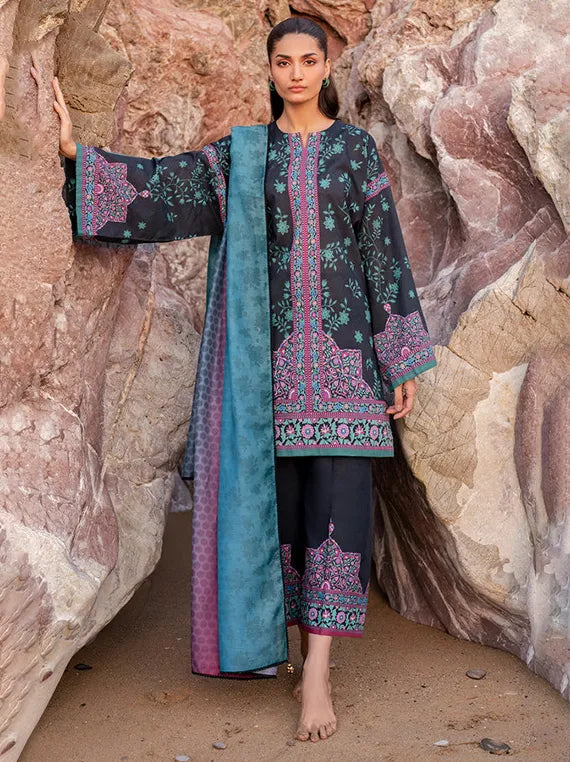 Jazmin Luxury Printed Embroidered Collection 2026 (USE-9163)