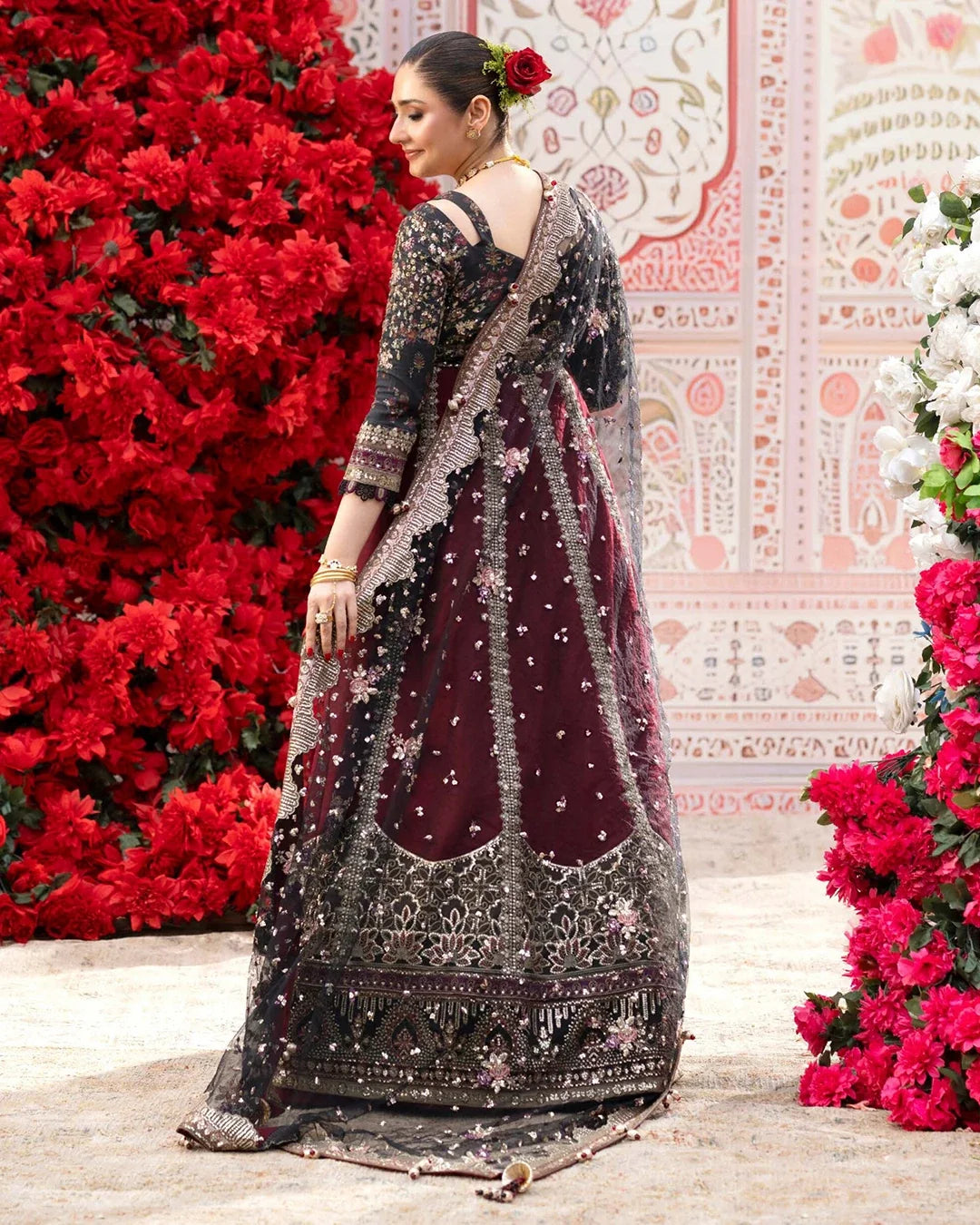 Jhoomro by Nureh Embroidered Chiffon Collection 2026 (NL-95)