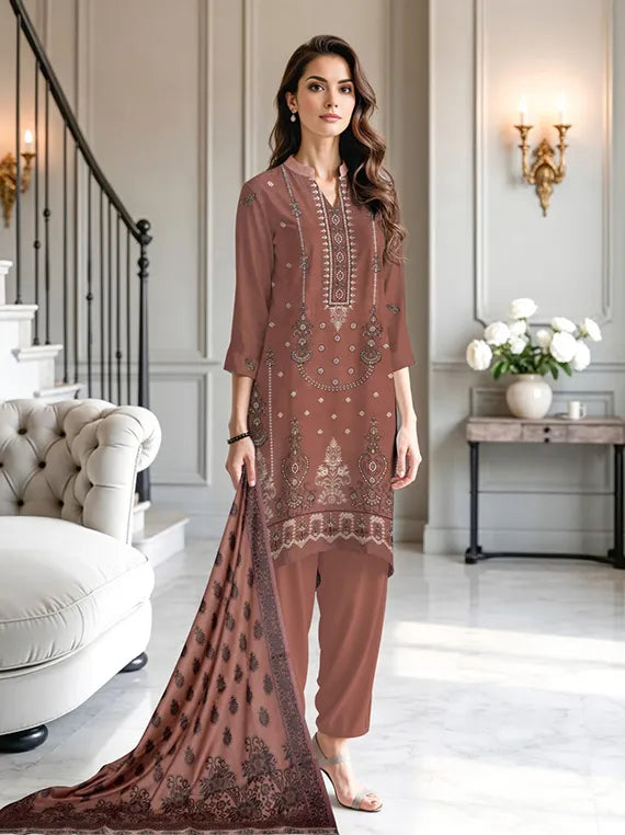 Jugni EMB Bana Dora Dhanak Collection 2025 By Hooriya Arts (D-02)
