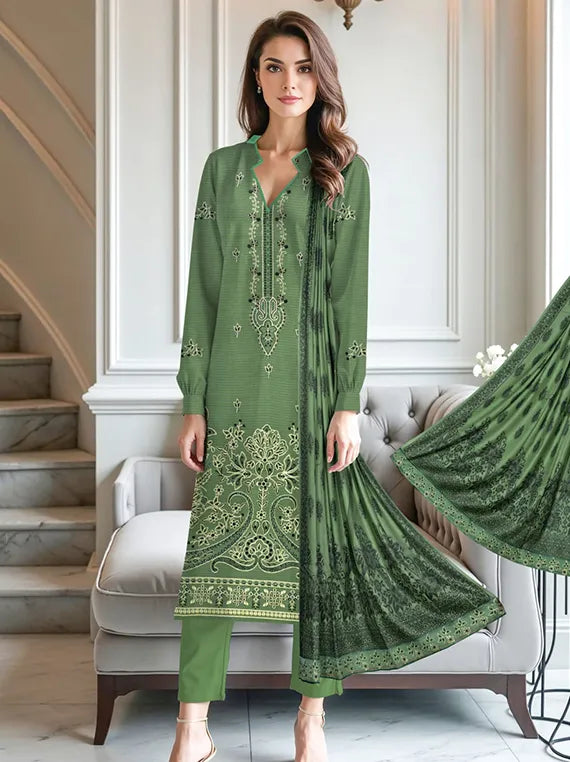 Jugni EMB Bana Dora Dhanak Collection 2025 By Hooriya Arts (D-03)
