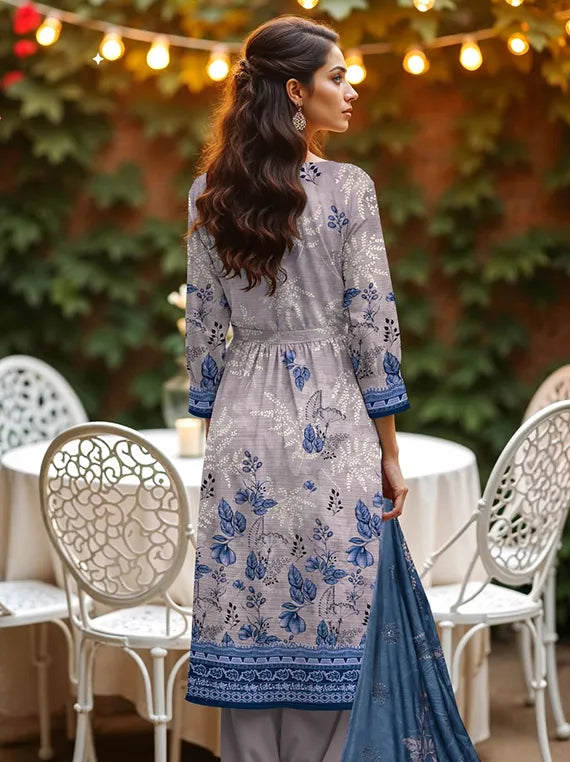 Jugni Embroidered Bana Doriya Viscose Collection 2025 by HA (D-04)