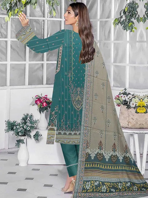 Jugni Printed Lawn Collection 2025 By Lasani (D-04)