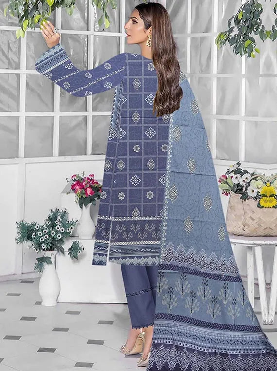 Jugni Printed Lawn Collection 2025 By Lasani (D-07)