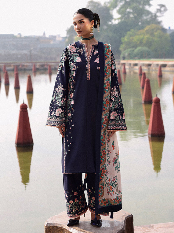 Cozy Winter Unstitch Collection 2026 (Jugnu-Hussain-Rehar-NAVI)