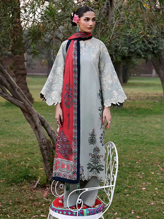 Jugnu Luxury Embroidered Khaddar Collection 2025 (Heran)