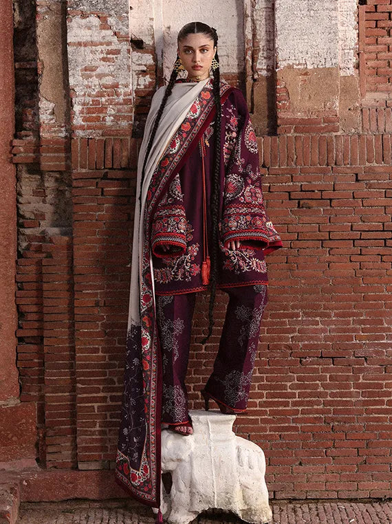 Jugnu Luxury Embroidered Khaddar Collection 2025 (LALEH)