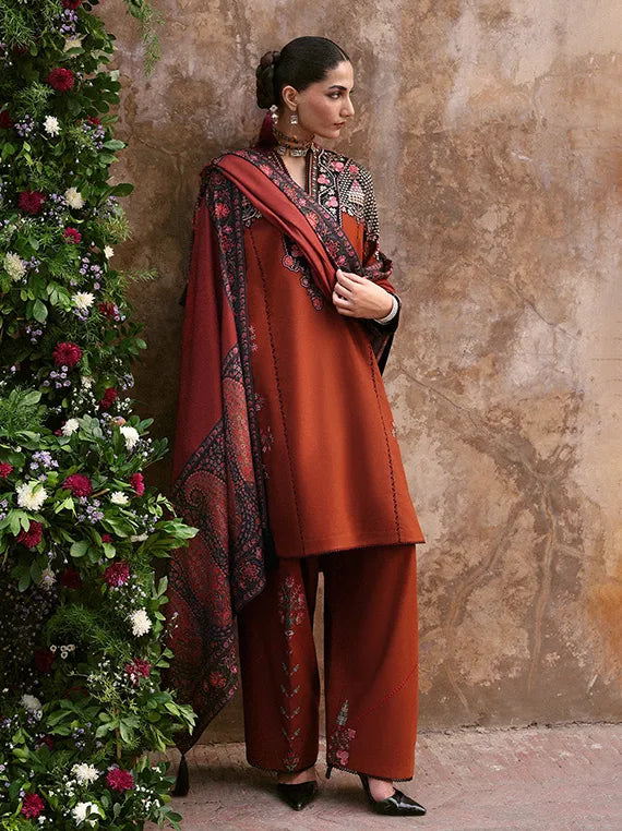 Jugnu Luxury Embroidered Khaddar Collection 2025 (Parsa)