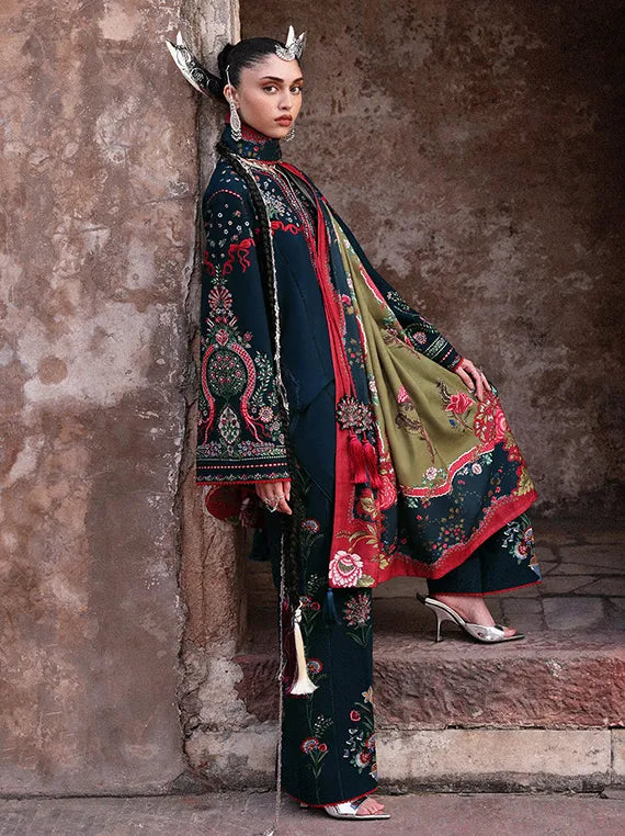 Jugnu Luxury Embroidered Khaddar Collection 2025 (Rati)
