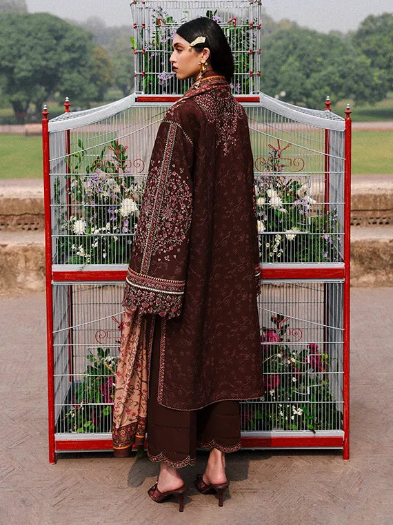 Jugnu Luxury Embroidered Khaddar Collection 2025 (Sena)