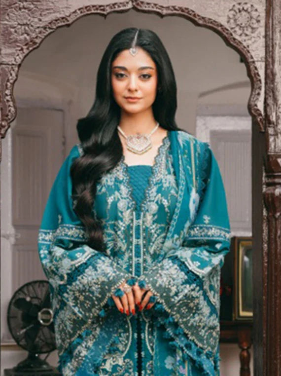 KAHE Ek Fasana Embroidered Lawn Collection 2026 (KLB-5A-MORNI)