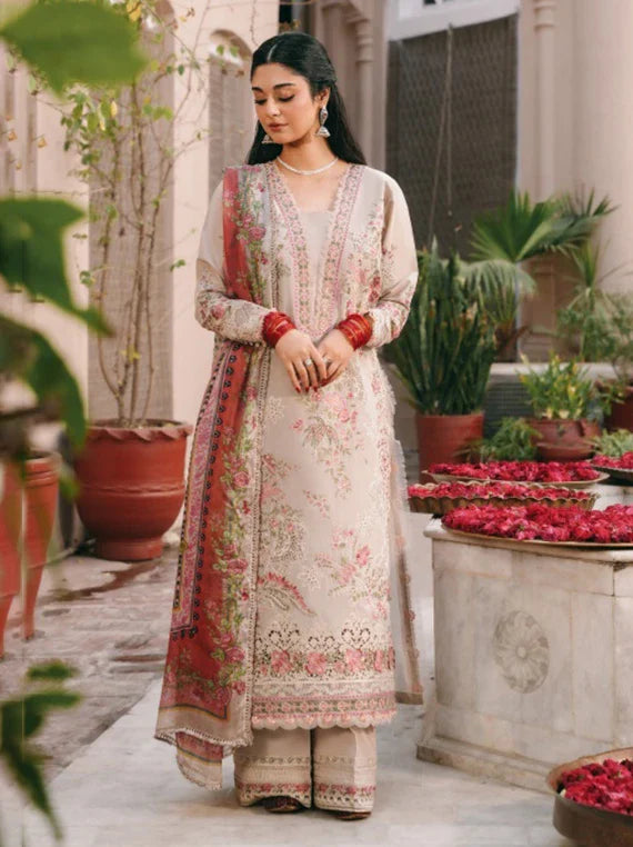 KAHE Ek Fasana Embroidered Lawn Collection 2026 (KLB-6A-SILSILA)