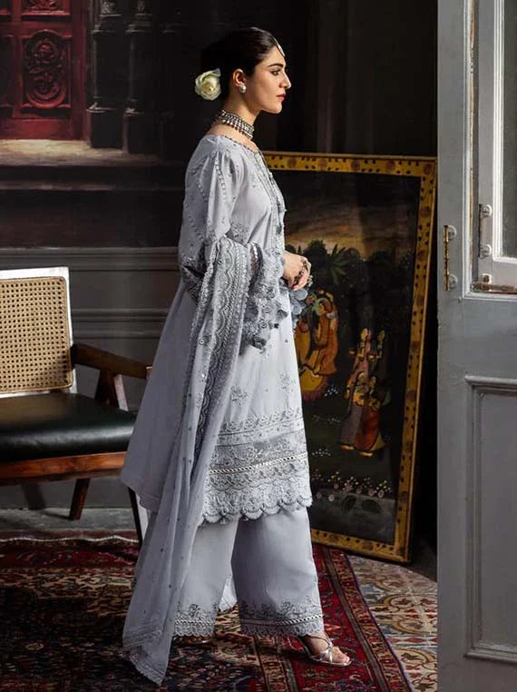 KAHF Embroidered Karandi Collection 2026 (KKH-09 CELESTIAL)
