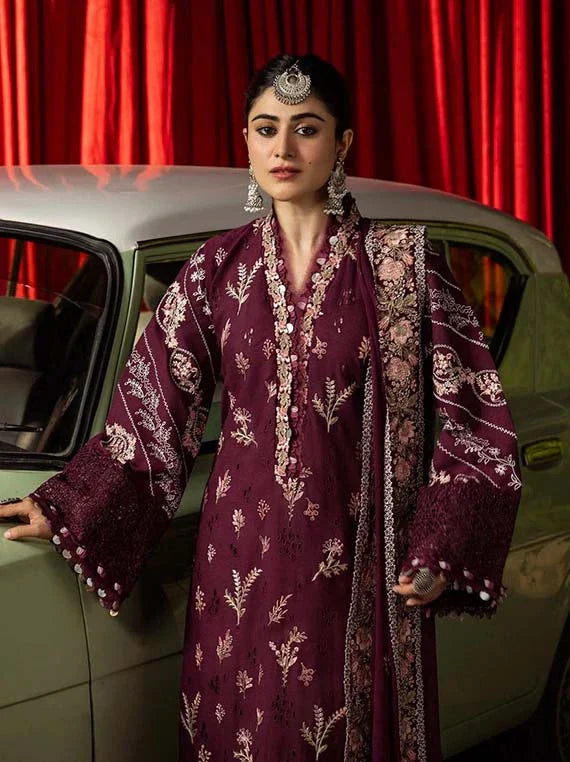 KAHF Embroidered Karandi Collection 2026 (KKH-6A UMBALITE)