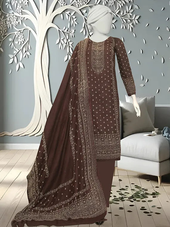 KASHMIRA Printed Dhanak Zarri Collection 2025 Vol-20 by ABC (D-05)