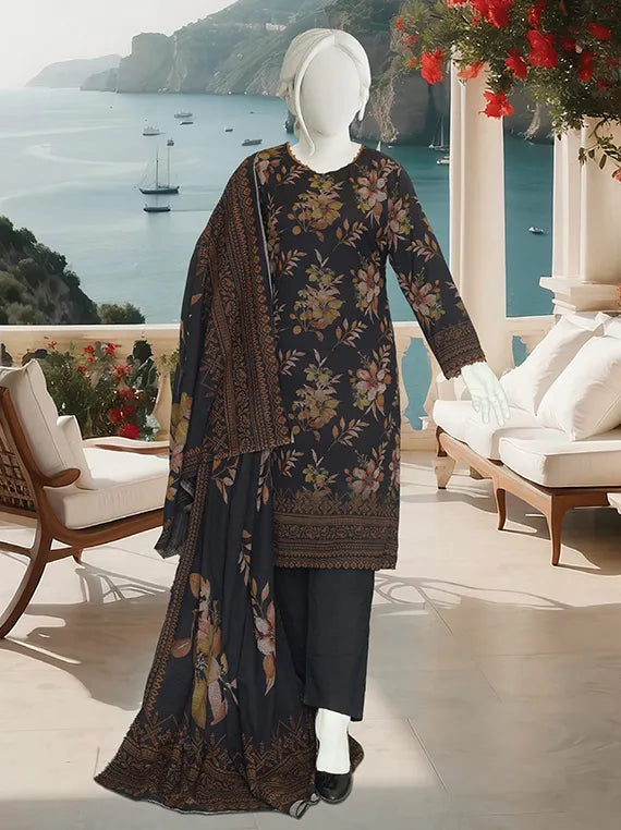 KHUSHBU by ABC Printed Peach Slub Collection 2025