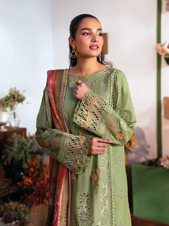 Kai Luxury Lawn Collection 2025 By Zoya & Fatima (03-NESMA)
