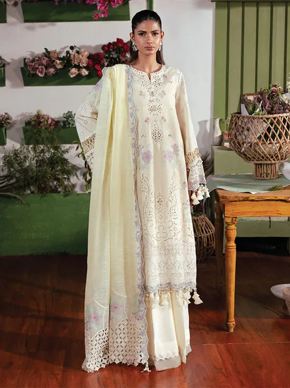 Kai Luxury Lawn Collection 2025 By Zoya & Fatima (04-SEREN)