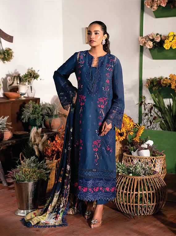 Kai Luxury Lawn Collection 2025 By Zoya & Fatima (08-AISEL)