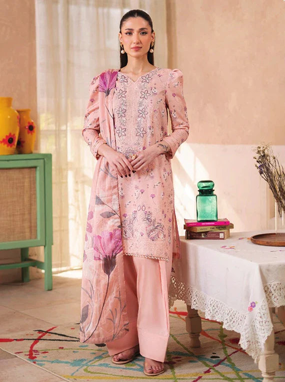 Kanwal by HumDum Luxury Lawn Collection 2026 (D-01)