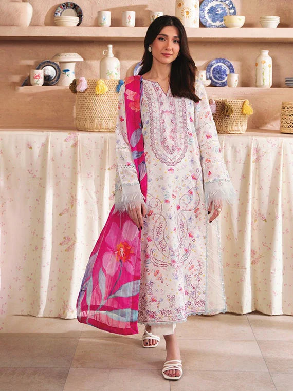 Kanwal by HumDum Luxury Lawn Collection 2026 (D-03)
