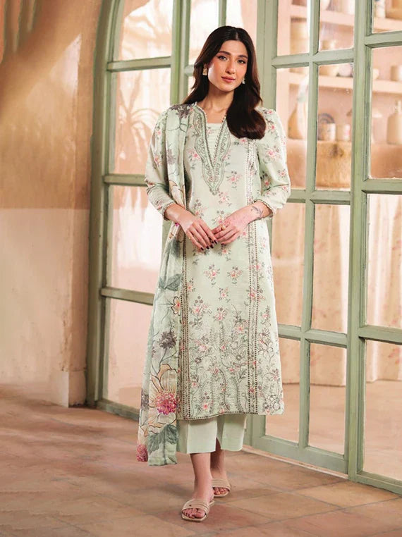 Kanwal by HumDum Luxury Lawn Collection 2026 (D-07)