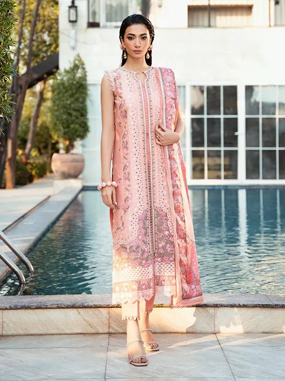 Kayra Embroidered Lawn Collection 2025 By Bin Ilyas (311-B)