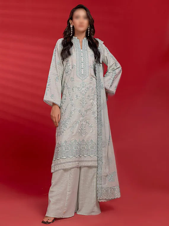 Kesariya by Fantak Karandi Lawn Collection 2025 (D-01)