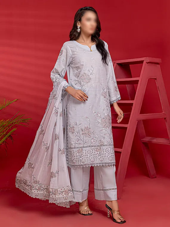 Kesariya by Fantak Karandi Lawn Collection 2025 (D-03)