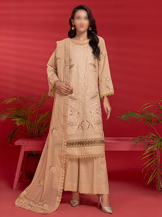 Kesariya by Fantak Karandi Lawn Collection 2025 (D-04)