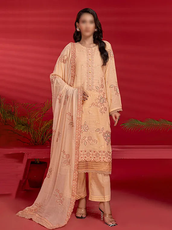 Kesariya by Fantak Karandi Lawn Collection 2025 (D-05)
