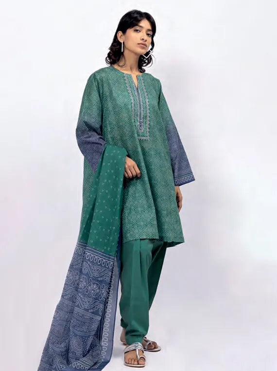 Khaadi Digital Printed Lawn Collection 2025 (ALA230619A)