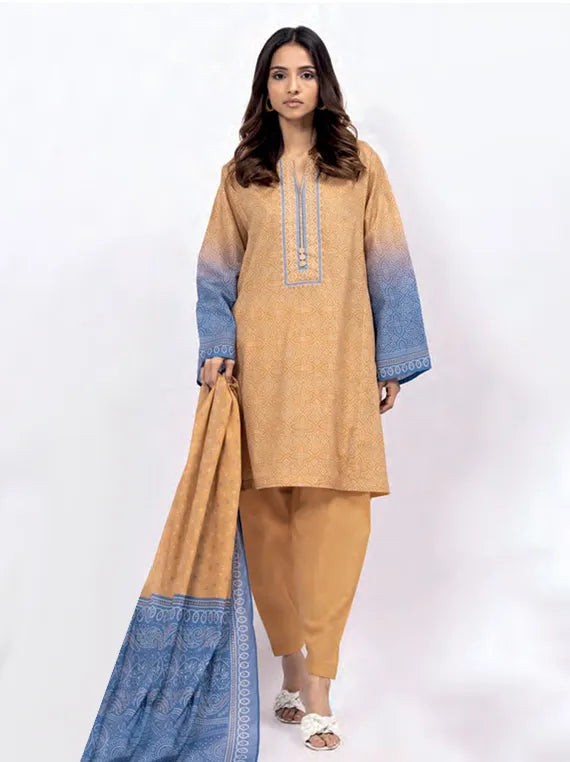 Khaadi Digital Printed Lawn Collection 2025 (ALA230619B)