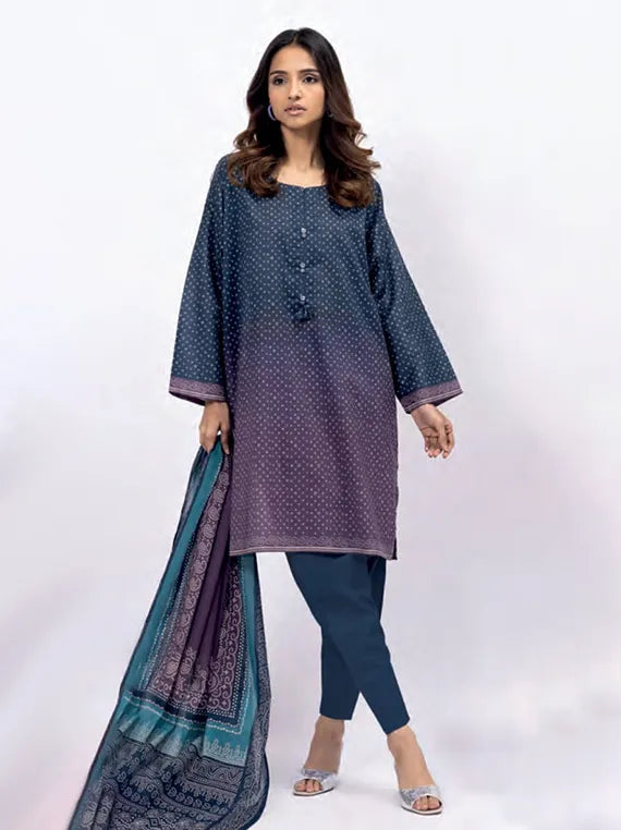 Khaadi Digital Printed Lawn Collection 2025 (ALA230620A)