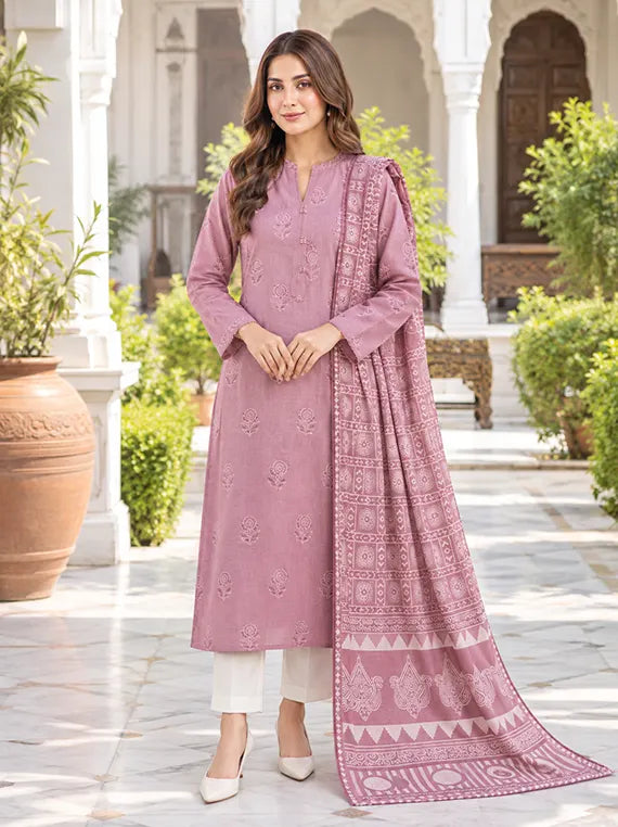 Khaddar Printed Unstitched Collection'26 Vol-01 (U4477SD-2PC-489)