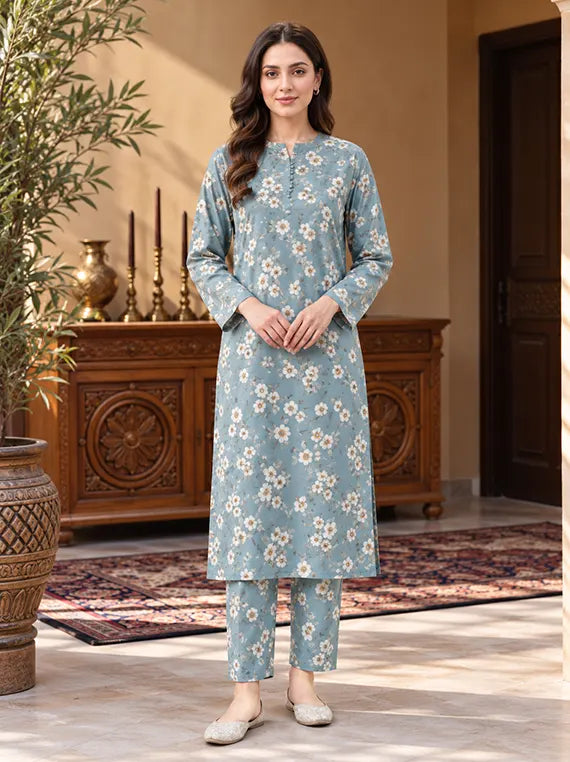 Khaddar Printed Unstitched Collection'26 Vol-01 (U4592SH-SSH-143)