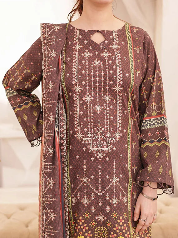 Kiran By Hafiz Textile Lawn Collection 2025 Vol-03 (D-01)