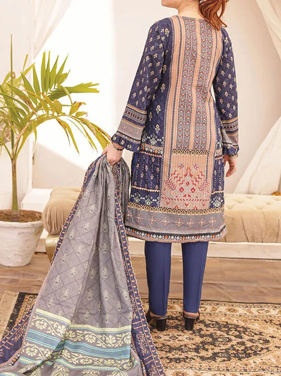 Kiran By Hafiz Textile Lawn Collection 2025 Vol-03 (D-02)