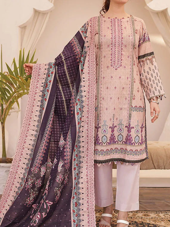 Kiran By Hafiz Textile Lawn Collection 2025 Vol-03 (D-06)