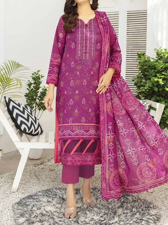 Kiran Lawn Collection 2025 Vol-05 By Hafiz Textile (D-02)
