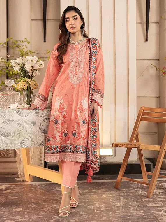 Komal Embroidered Lawn Collection 2025 by Lakhany (LG-AR-0132)