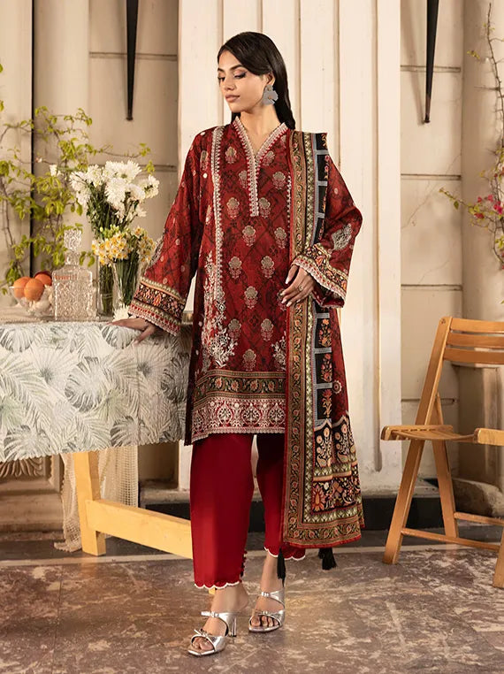 Komal Embroidered Lawn Collection 2025 by Lakhany (LG-RL-0182)