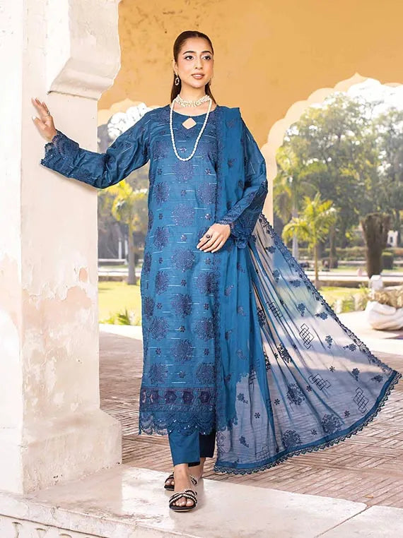 Komal Luxury Lawn Collection 2025 By Riaz Arts (D-03)
