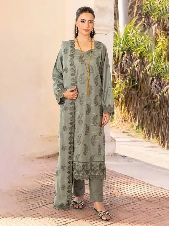 Komal Luxury Lawn Collection 2025 By Riaz Arts (D-07)