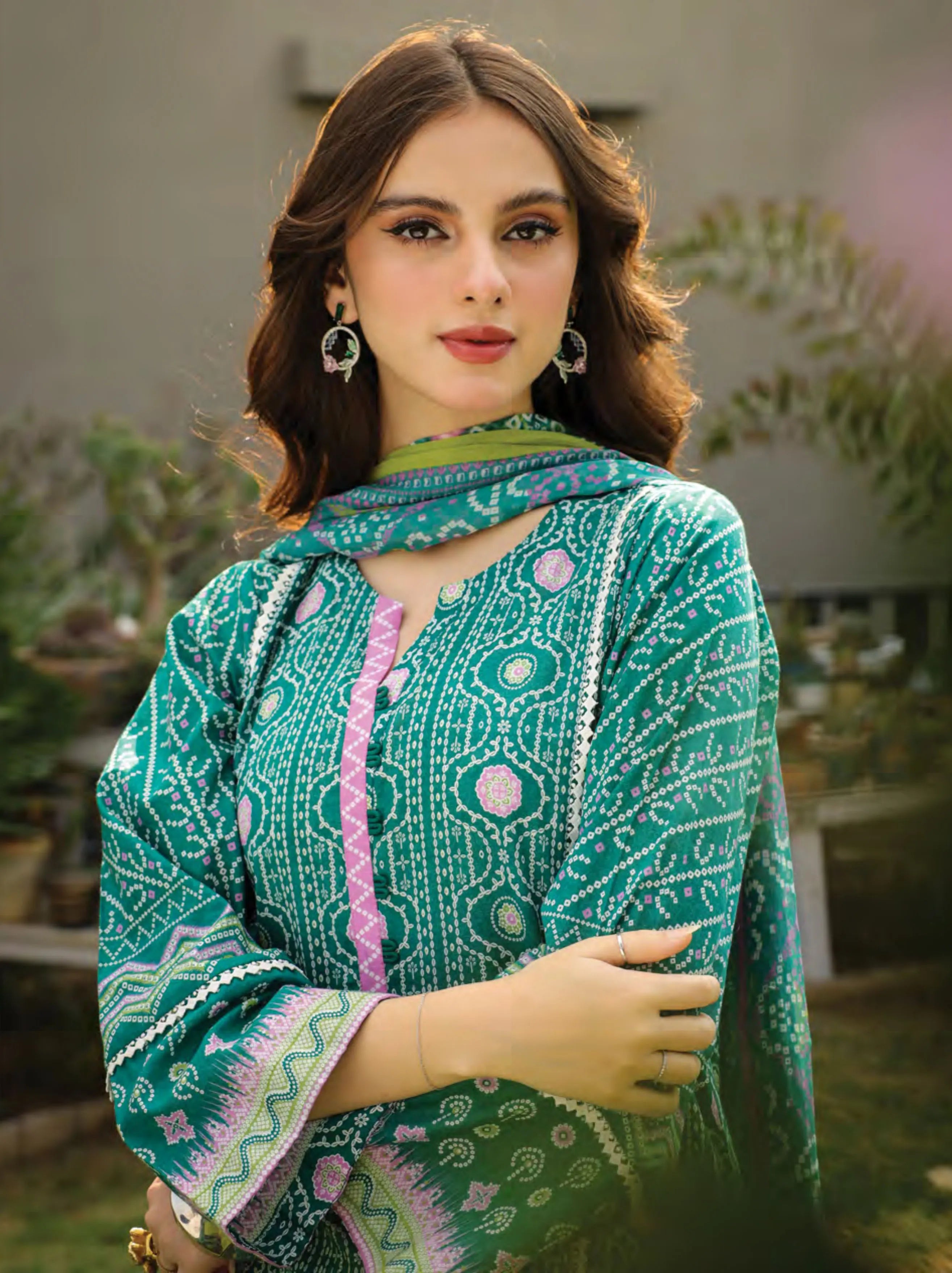 Komal Printed Lawn Collection 2024 By Lakhany (LG-RL-0002-B)