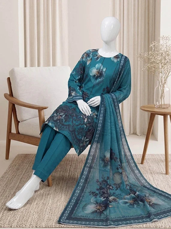 Kum Kum by ABC Embroidered Lawn Collection 2026 Vol-03 (D-03)
