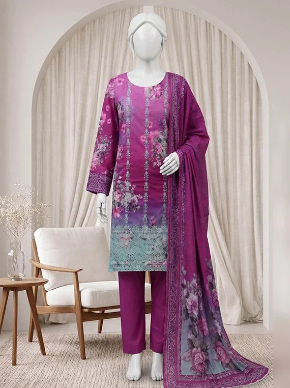 Kum Kum by ABC Embroidered Lawn Collection 2026 Vol-03 (D-04)