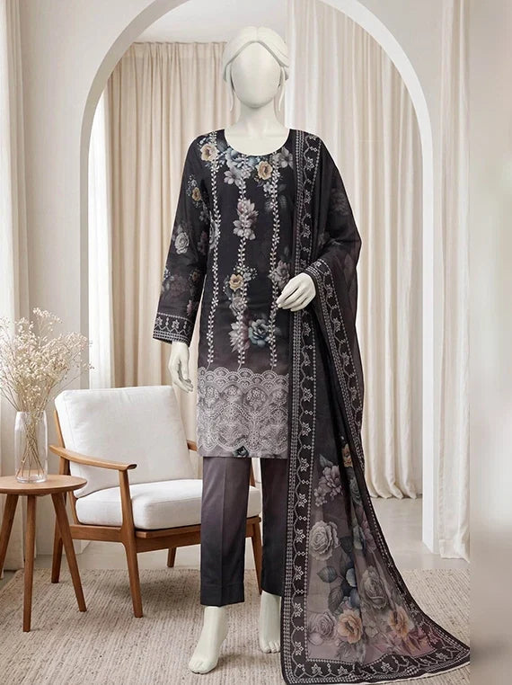 Kum Kum by ABC Embroidered Lawn Collection 2026 Vol-03 (D-11)