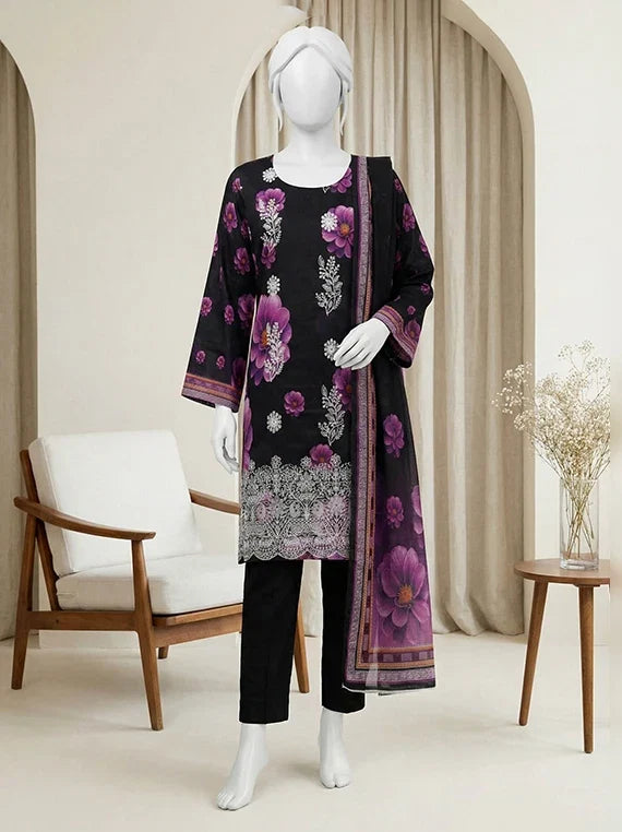 Kum Kum by ABC Embroidered Lawn Collection 2026 Vol-03 (D-13)