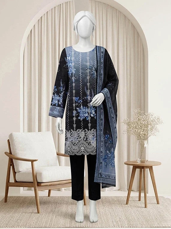 Kum Kum by ABC Embroidered Lawn Collection 2026 Vol-03 (D-15)