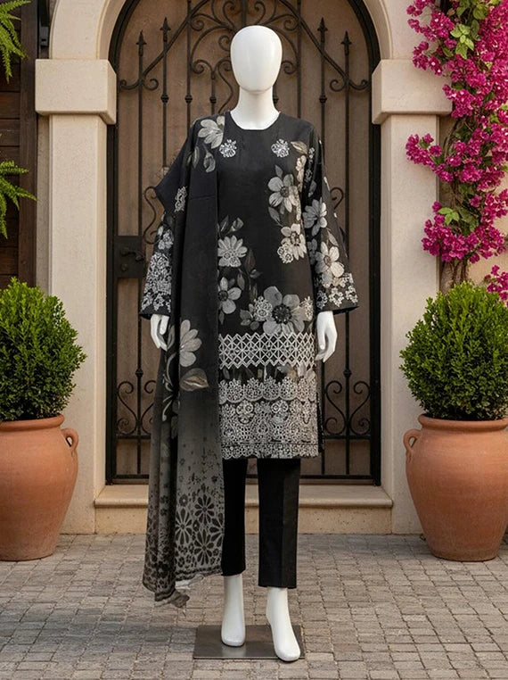 KumKum by ABC Fancy Lawn Collection 2026 Vol-02 (D-02)